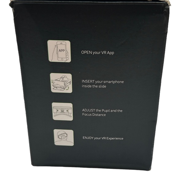 VR-Pecosso HD Virtual Reality Glasses Headset | Black - Picture 8 of 9